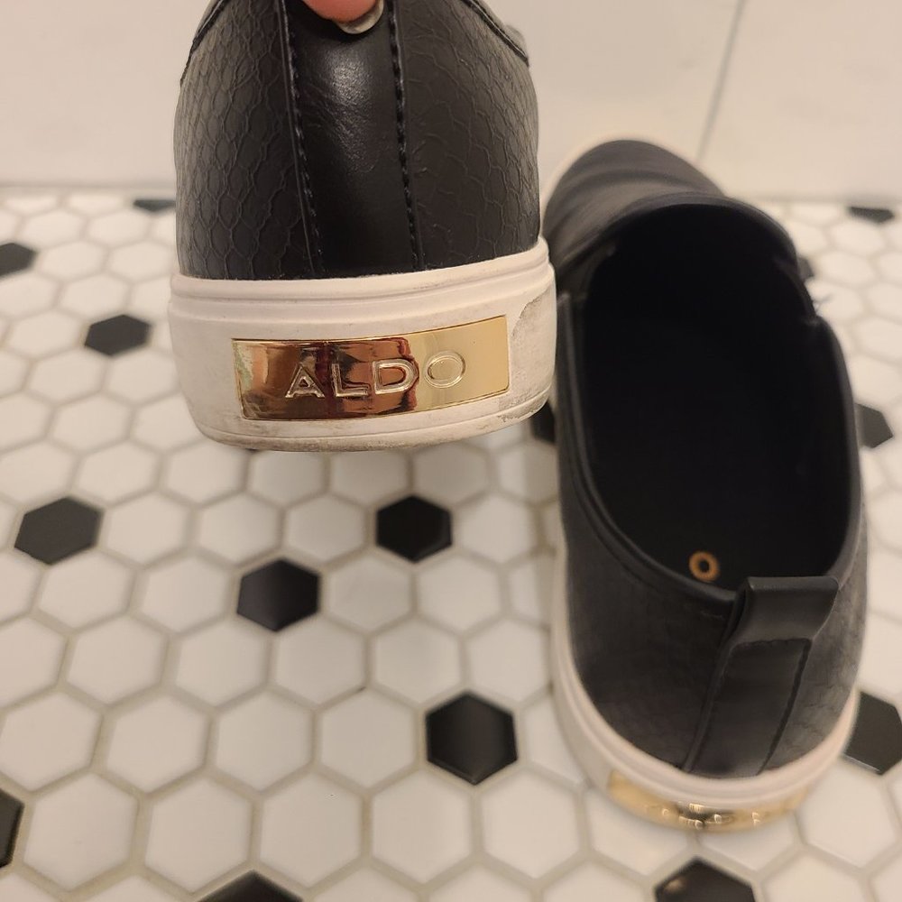 aldo snakeskin sneakers